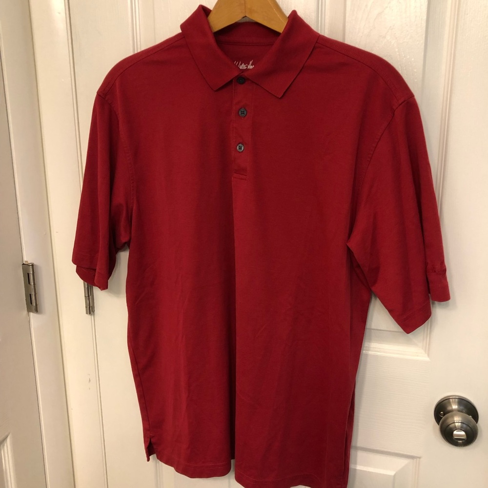 Walter Hagen Golf Shirt Red Size L